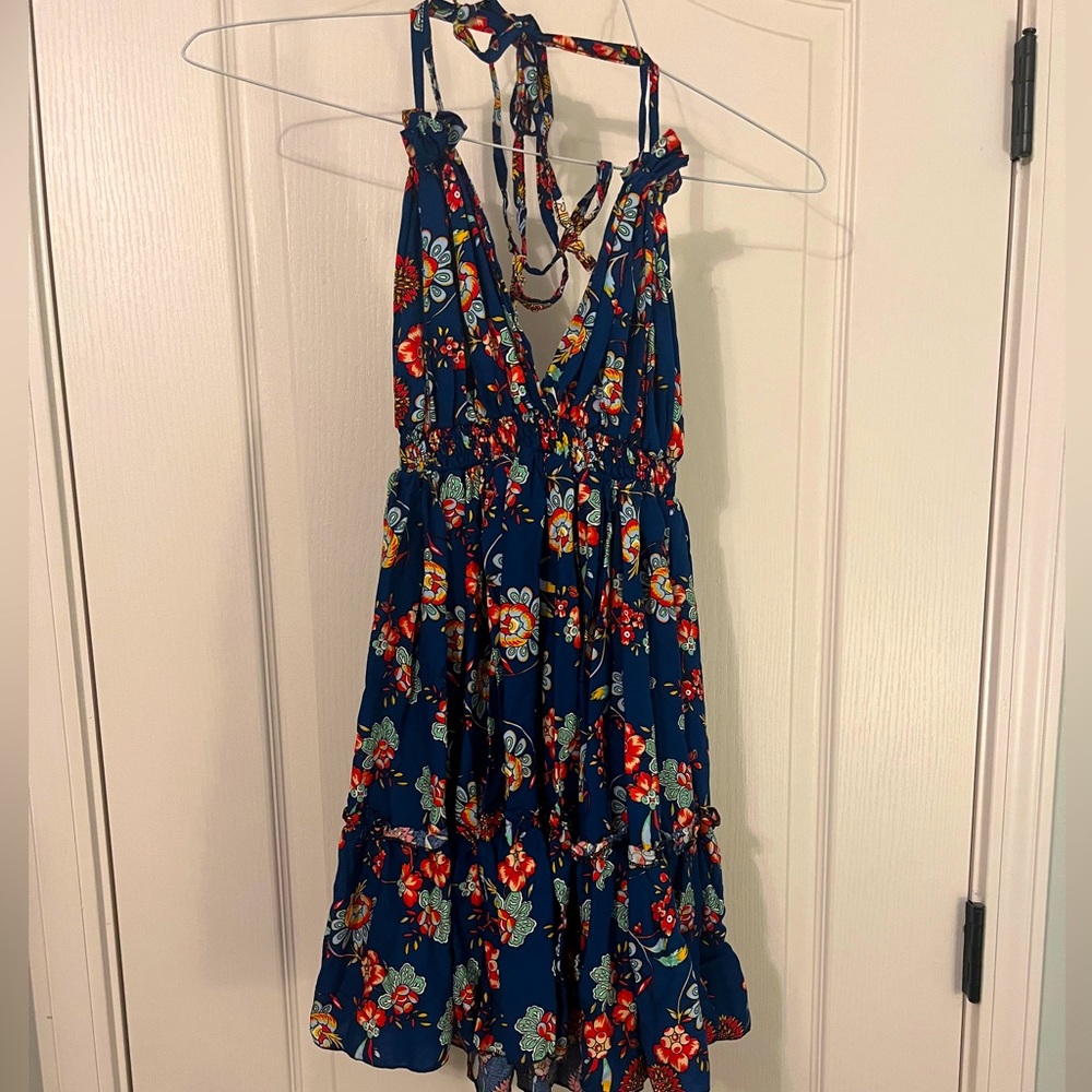 Floral Halter Dress